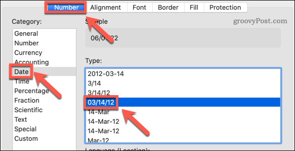 Datumnotaties in Excel