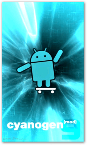 cyanogen mod flash-scherm