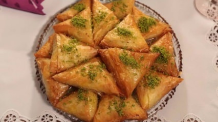 Kaas maken van Güllaç-blad 
