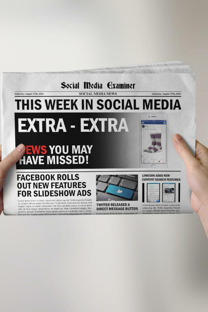 Verbeteringen in Facebook-diavoorstellingen: deze week in sociale media: onderzoeker van sociale media