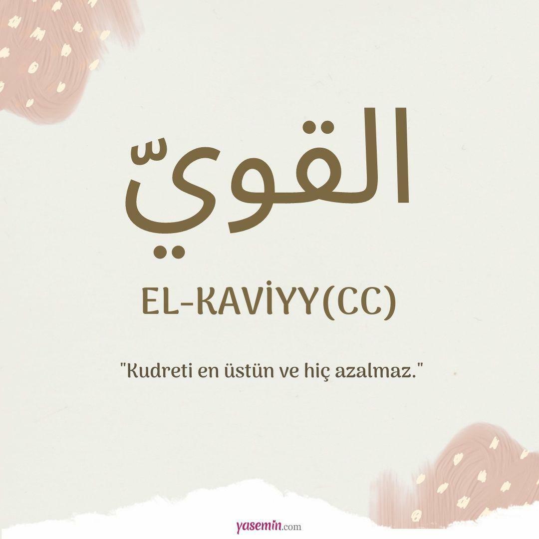 Wat betekent al-Kaviyy (cc)?