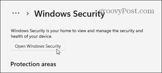 Windows-beveiliging openen