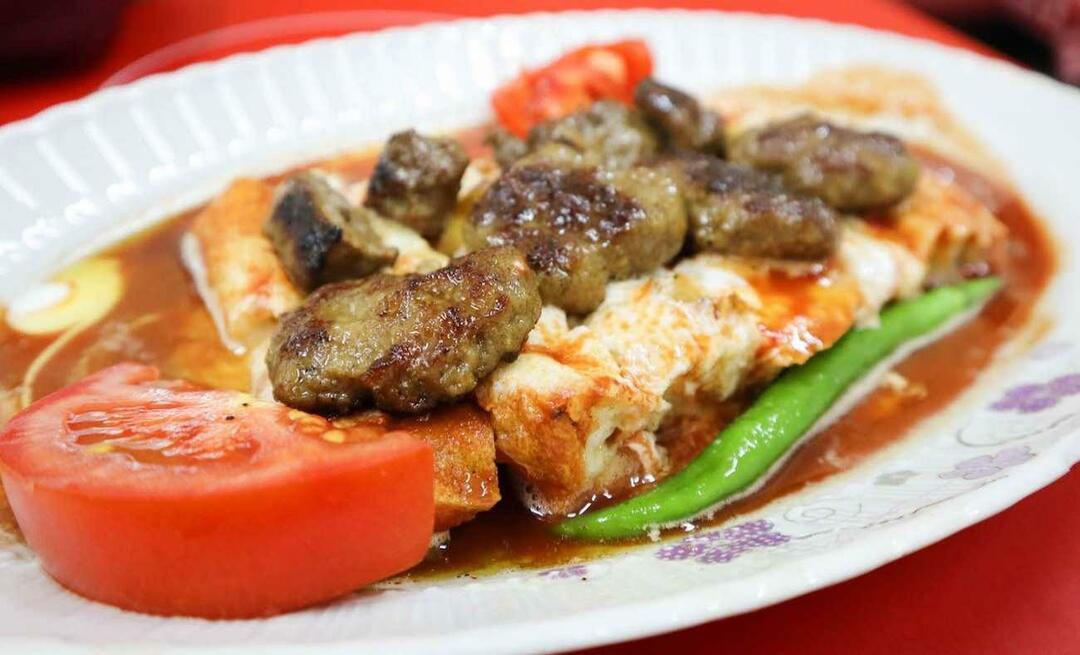 Hoe maak je Eskisehir balaban kebab? Het lekkerste bitterzoete gehaktbalrecept
