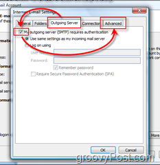 Configureer Outlook 2007 voor een GMAIL IMAP-account