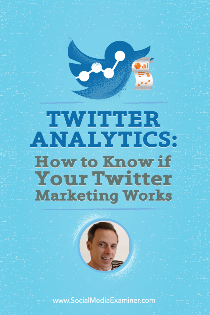 Twitter Analytics: hoe weet u of uw Twitter-marketing werkt: Social Media Examiner