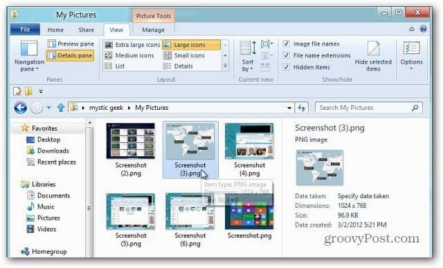 Hoe een screenshot te maken in Windows 8