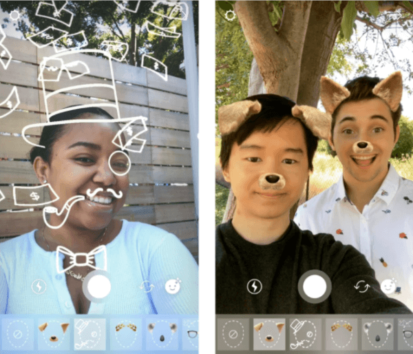 De Instagram-camera heeft twee nieuwe gezichtsfilters uitgerold die op alle Instagram-foto- en videoproducten kunnen worden gebruikt.