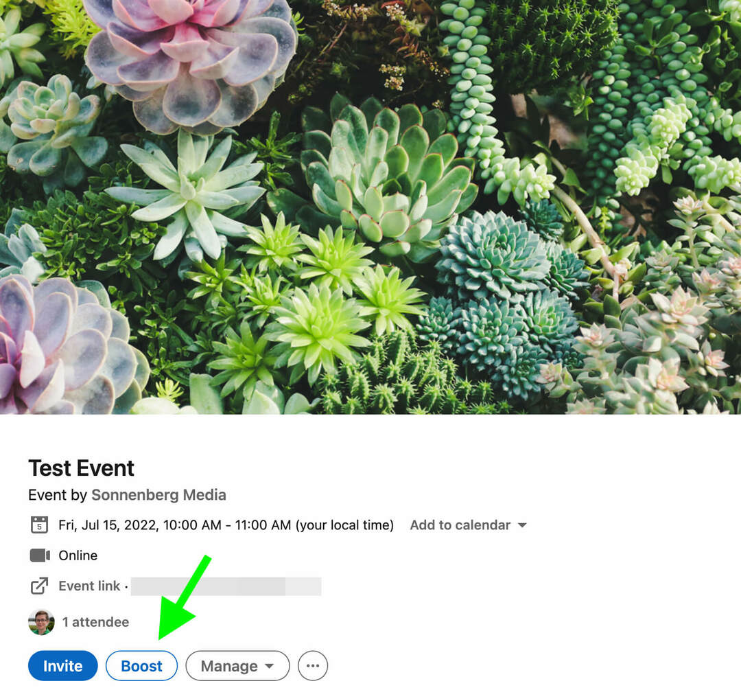 linkedin-betaalde-promotie-bedrijfspagina-evenementen-hoe-om-event-knop-sonnenberg-media-step-3 te stimuleren