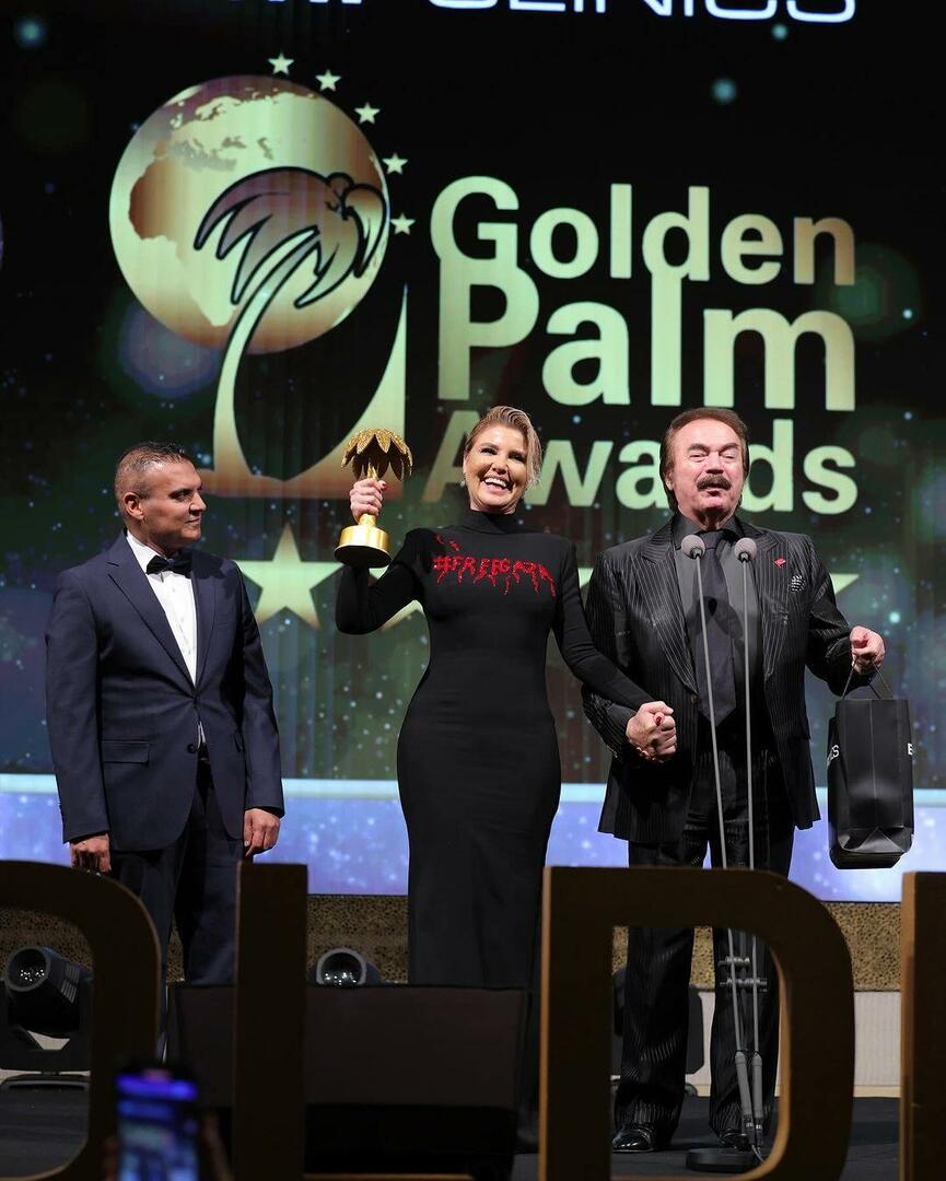 Gülben Ergen Golden Palm Award-avond