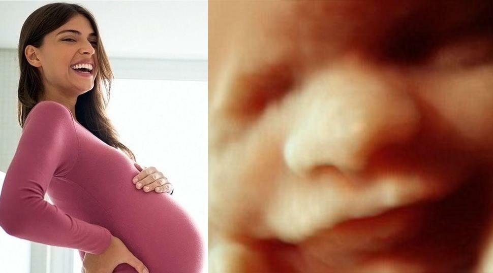 afbeelding van de baby in de baarmoeder