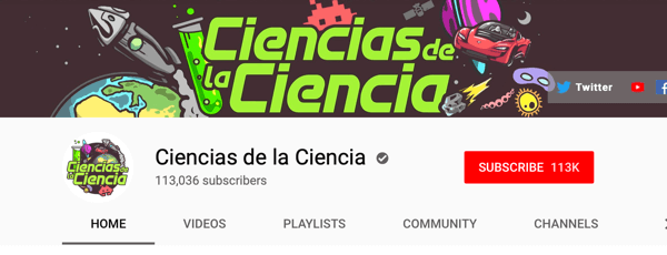 Hoe betaalde social influencers te rekruteren, voorbeeld van het Spaanssprekende YouTube-kanaal Ciencias de la Ciencia