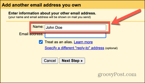 gmail-alias naam