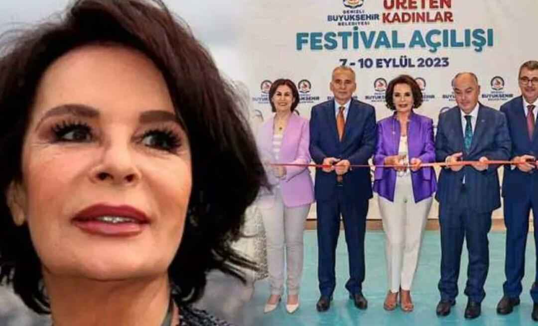 Opening met Hülya Koçyiğit! Op het Productive Women Festival van Denizli Metropolitan Municipality...
