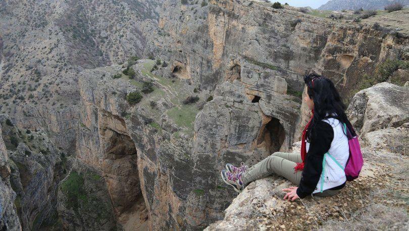 Scènes uit de Hell Creek Canyon