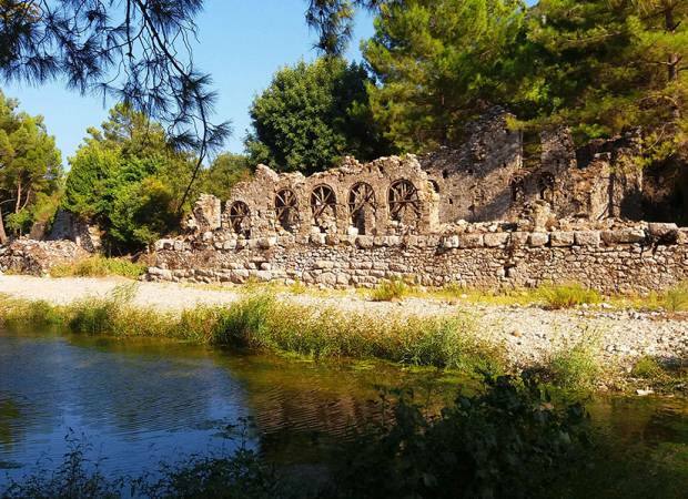Oude stad Olympos