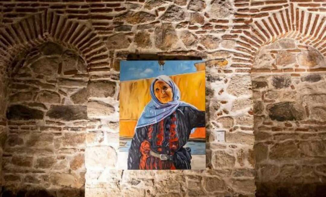 Detail van "Vrouw uit Urfa" in tentoonstelling in Venetië!