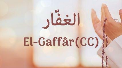 Wat betekent al-Ghaffar? Wat zijn de deugden van de naam Al-Ghaffar? Esmaul Husna Al-Gaffar...