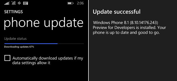 Microsoft werkt Windows Phone 8.1 bij voor ontwikkelaars