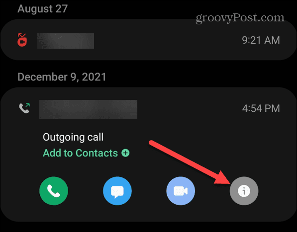 Blokkeer een nummer op Android