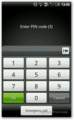 Android-pincode
