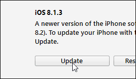 iOS 8.1.3 Update naar 8.2