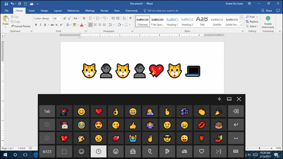 schakel emoji windows 10 toetsenbord microsoft word in