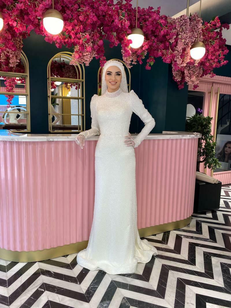 2021 hijab trouwjurk modellen