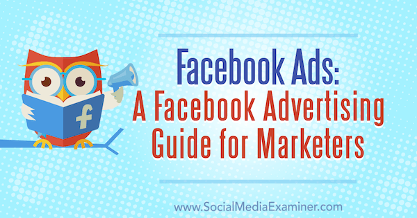 Facebook-advertenties: een Facebook-advertentiegids voor marketeers door Lisa D. Jenkins op Social Media Examiner.