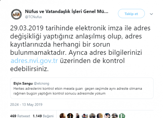 Elçin Sangu's "adresfraude" Bevolkingsafdeling ontdekt!