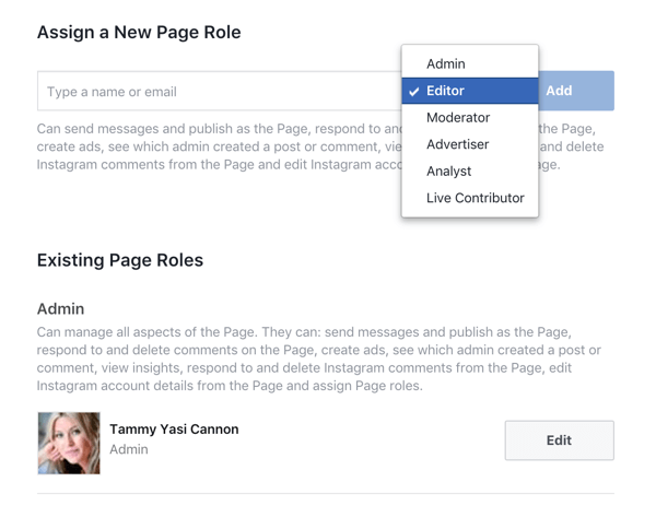 Geef elk lid van uw team alleen de toegang die ze nodig hebben om hun deel van uw Facebook-bedrijfspagina te beheren.