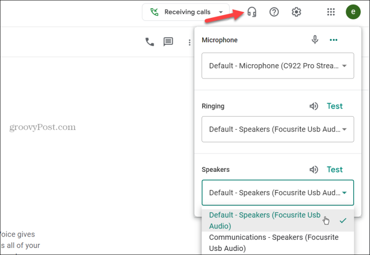Gebruik Google Voice om te bellen vanaf een computer