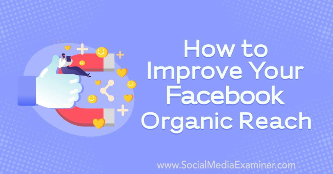 Hoe u uw organische bereik op Facebook kunt verbeteren met inzichten van gasten op de Social Media Marketing Podcast.