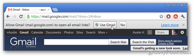 gebruik gmail als standaard handler voor e-maillinks