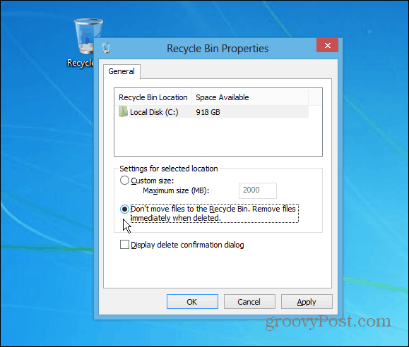 Windows-tip: verwijder bestanden direct uit de prullenbak