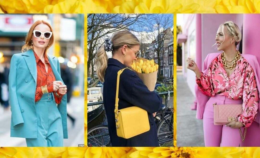 Welke kleuren worden in de lente gedragen? Wat zijn de lentekleuren? 