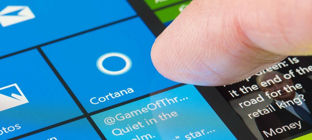Cortana volledig uitschakelen op Windows 10