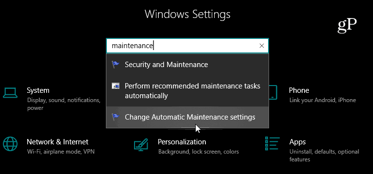 Zoekinstellingen App Windows 10