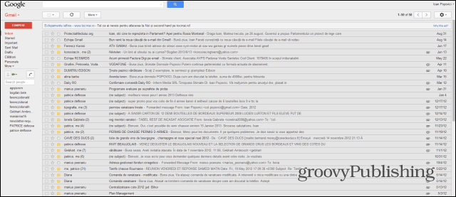 Gmail oude stijl