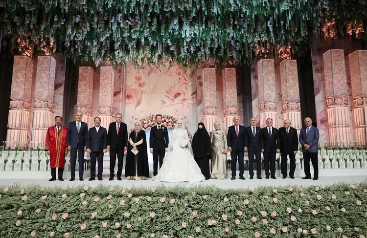 Huwelijksceremonie van Osama Erdoğan, de neef van president Erdoğan