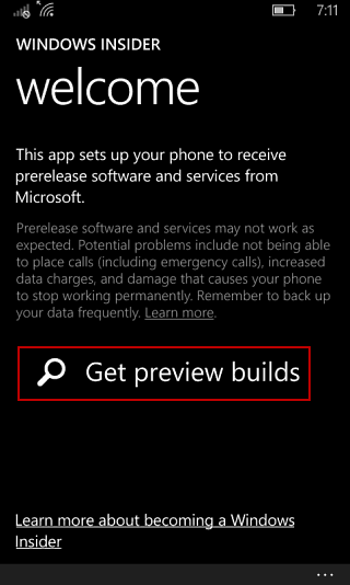 Download Preview build