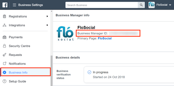 Gebruik Facebook Business Manager, stap 9.