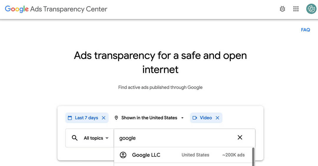 Hoe u uw concurrentie kunt onderzoeken met Google Ads Transparency Center: Social Media Examiner