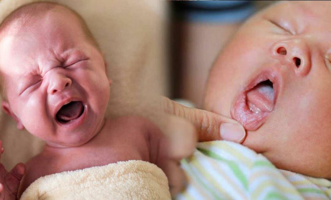 Wanneer ontdekken baby's hun taal? Is het normaal dat baby's hun tong uitsteken?