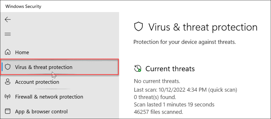 Sabotagebeveiliging aan of uit op Windows 11
