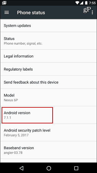 Android-versie