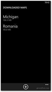 Beschikbare kaarten voor Windows Phone 8