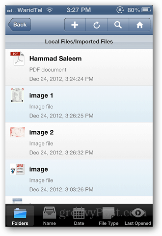 Bestanden overdragen iOS 3