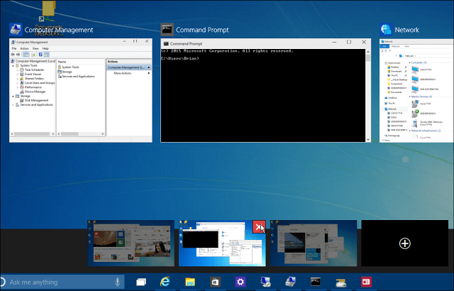 Sluit Windows 10 Virtual Desktop