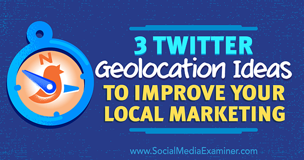 lokale Twitter-zoekopdracht met behulp van geolocatie