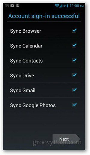 Gmail-synchronisatie